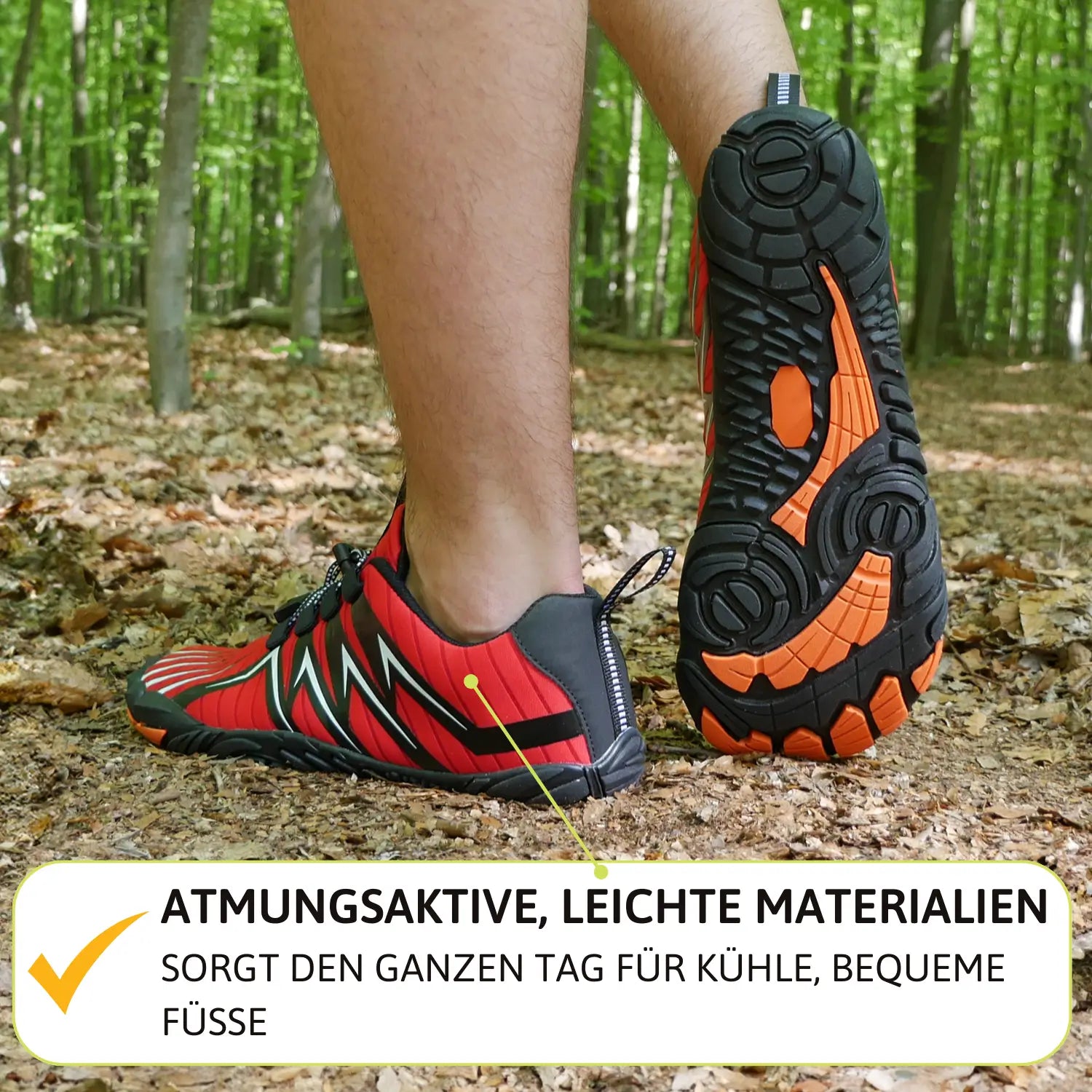 FreeWalk - Gesunde & Rutschfeste Barfußschuhe (Unisex)