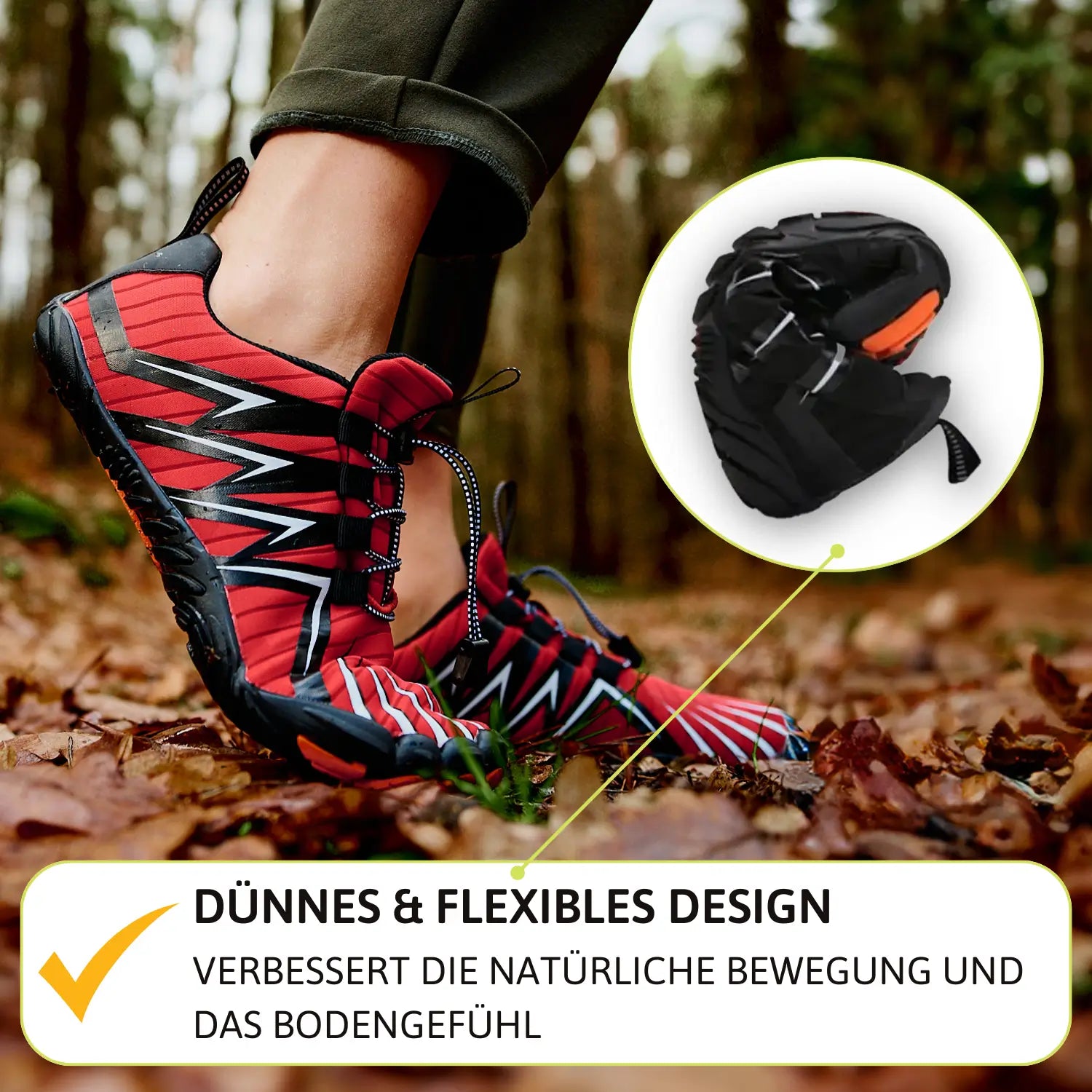 FreeWalk - Gesunde & Rutschfeste Barfußschuhe (Unisex)